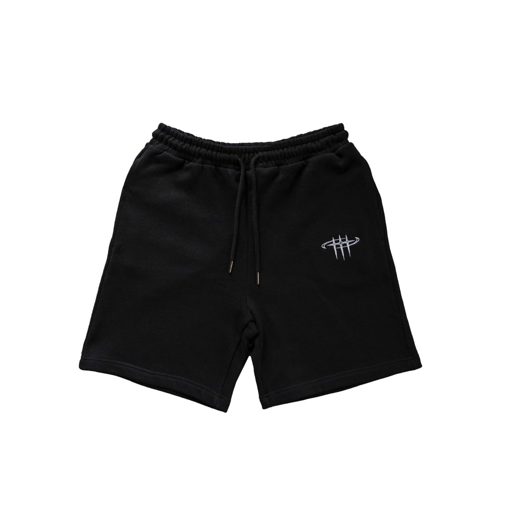 ON MY WAY STIGMA COTTON SHORTS BLACK
