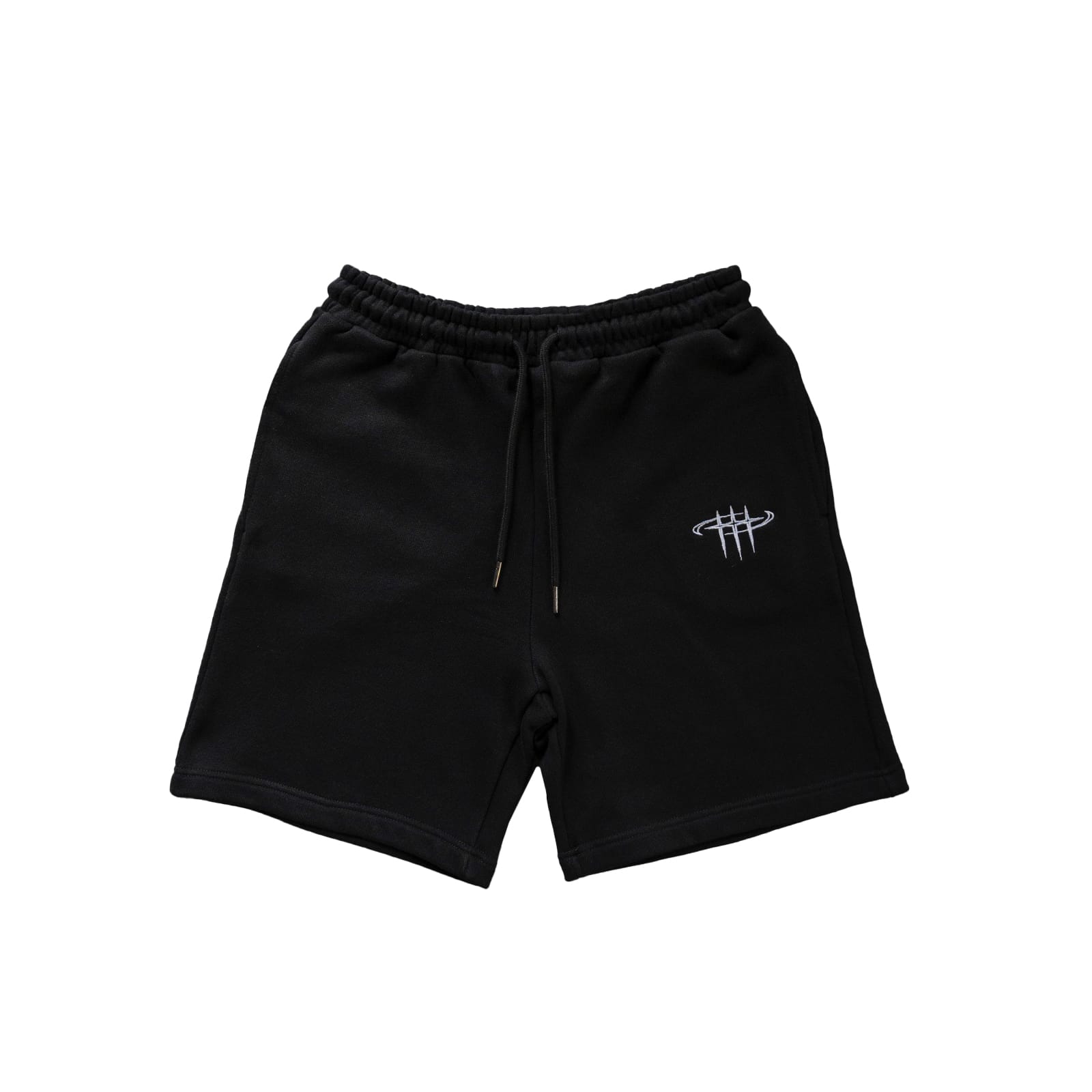 ON MY WAY STIGMA COTTON SHORTS BLACK