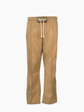 Palm Angels  Beige Button Down Tracksuit Pants