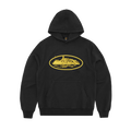 Corteiz Alcatraz Hoodie V2 Black & Yellow