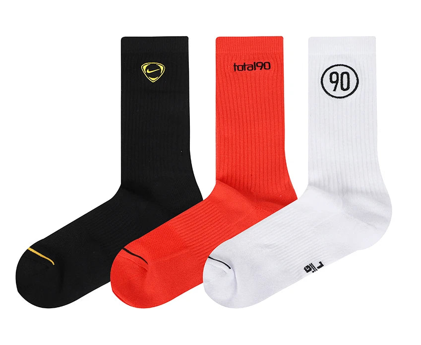 Nike Total 90 Everyday Cushion Crew Socks 3pcs Unisex Sports Casual