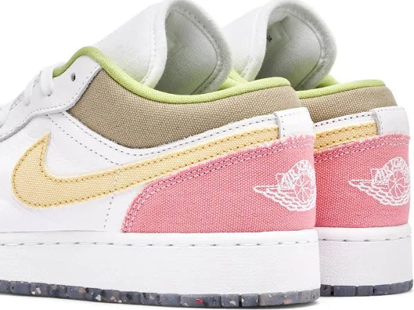 Jordan 1 Low Pastel Grind Vivid Green (GS)