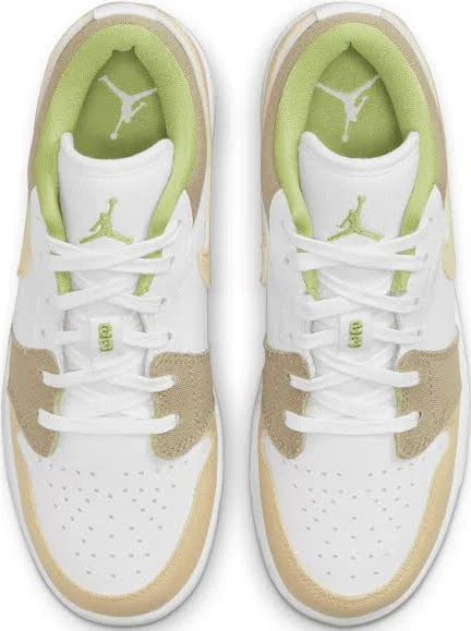 Jordan 1 Low Pastel Grind Vivid Green (GS)