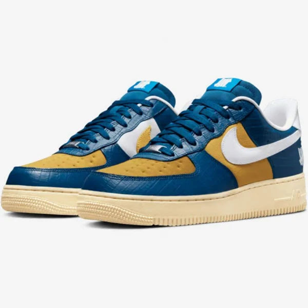 Nike Air Force 1 Low SP Undefeated 5 On It Blue Yellow Croc