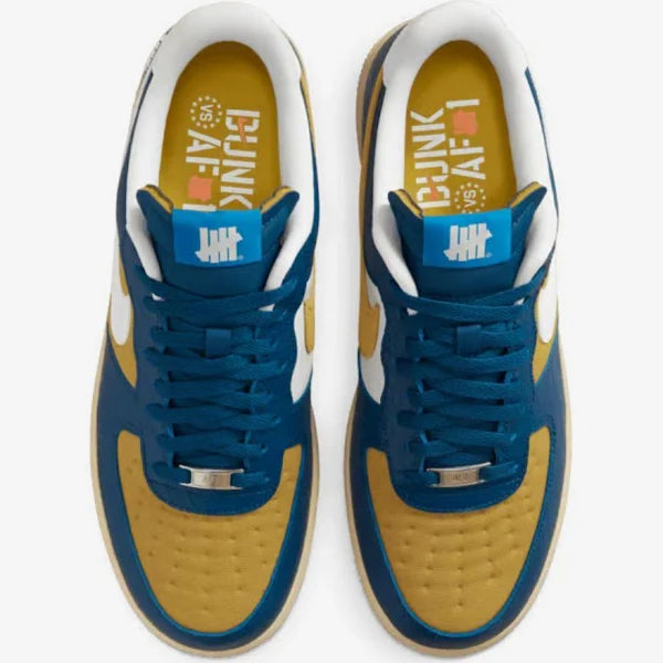 Nike Air Force 1 Low SP Undefeated 5 On It Blue Yellow Croc