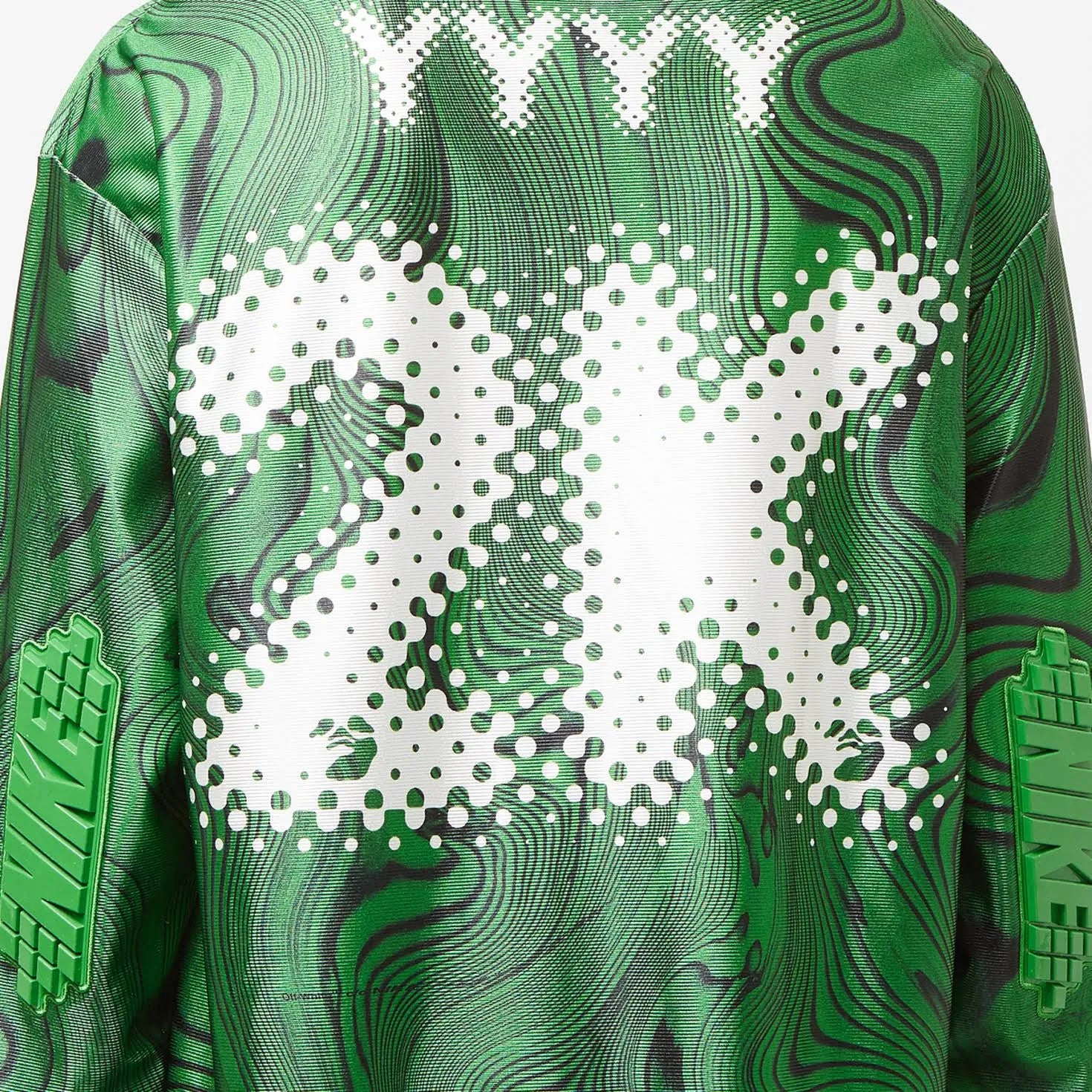 Nike x Off-White Allover Print Jersey Kelly Green