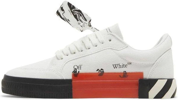 OFF-WHITE Vulcanized Low Canvas White Black