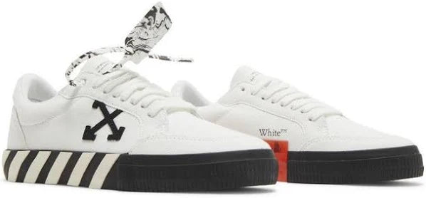 OFF-WHITE Vulcanized Low Canvas White Black
