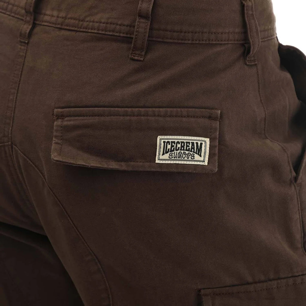 Icecream Running Dog Cargo Pants Brown