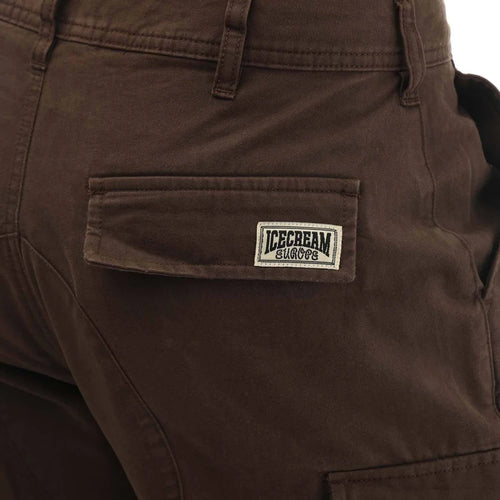 Icecream Running Dog Cargo Pants Brown