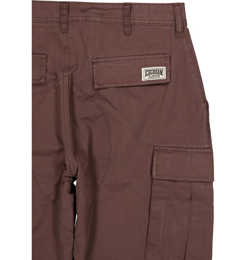 Icecream Running Dog Cargo Pants Brown