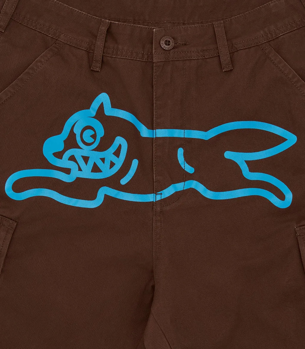 Icecream Running Dog Cargo Pants Brown