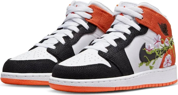 Jordan 1 Mid SE Basketball Blossom (GS)