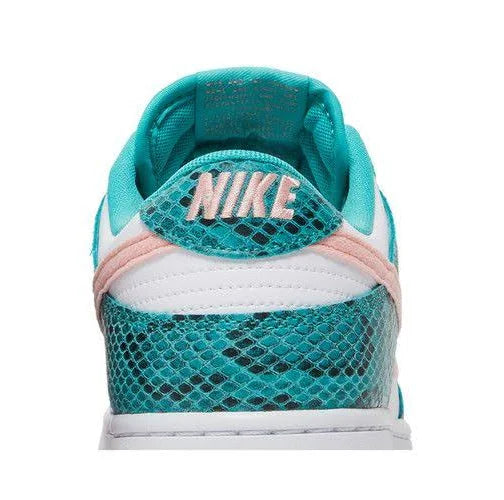 Nike Dunk Low Snakeskin Washed Teal Bleached Coral